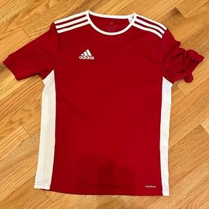 Boys’ Adidas aeroready size large short sleeve tee